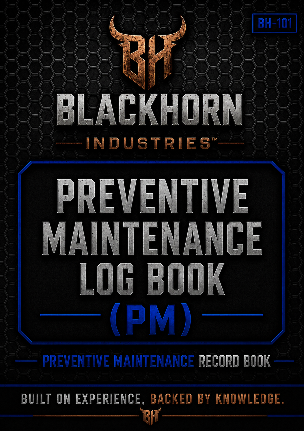 Preventive Maintenance (PM) Log Book cover