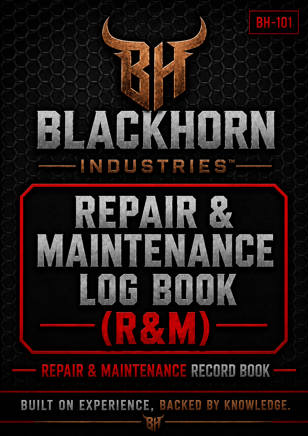 Repair & Maintenance (R&M) Log Book cover