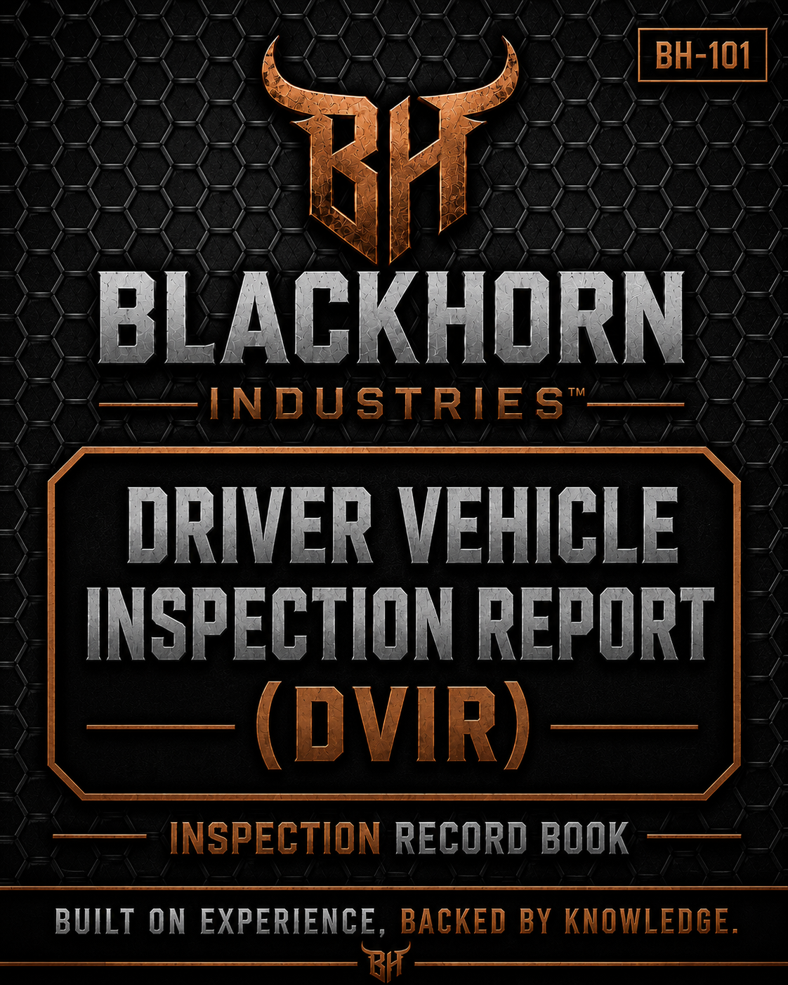 Driver Vehicle Inspection Report (DVIR) Book cover